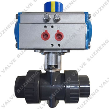 氣動UPVC塑(sù)料球閥(fá)