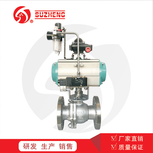 氣(qi)動法蘭(lán)切斷閥(fa)