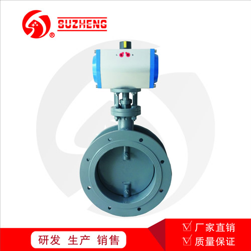 氣動法蘭(lan)通風蝶閥