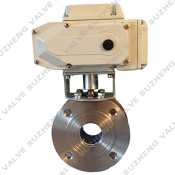 Q971F電(diàn)動對夾(jia)式球閥(fá)